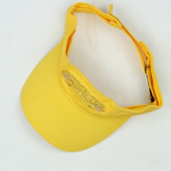 Shock Top Lemon Shandy Beer Yellow Sun Visor Hat - Picture 8 of 10